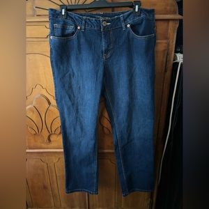Women’s Plus Faded Glory Straight Leg Jeans in Size 18P NWOT